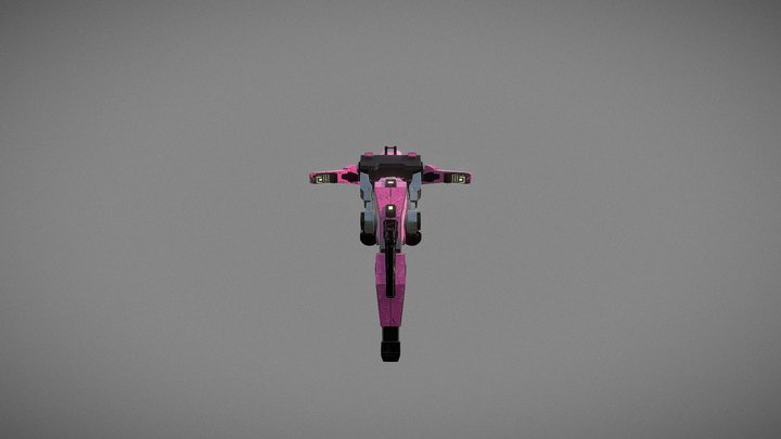 Sci Fi Crossbow 3D Model