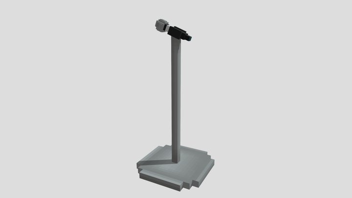 Microfono standup 3D Model