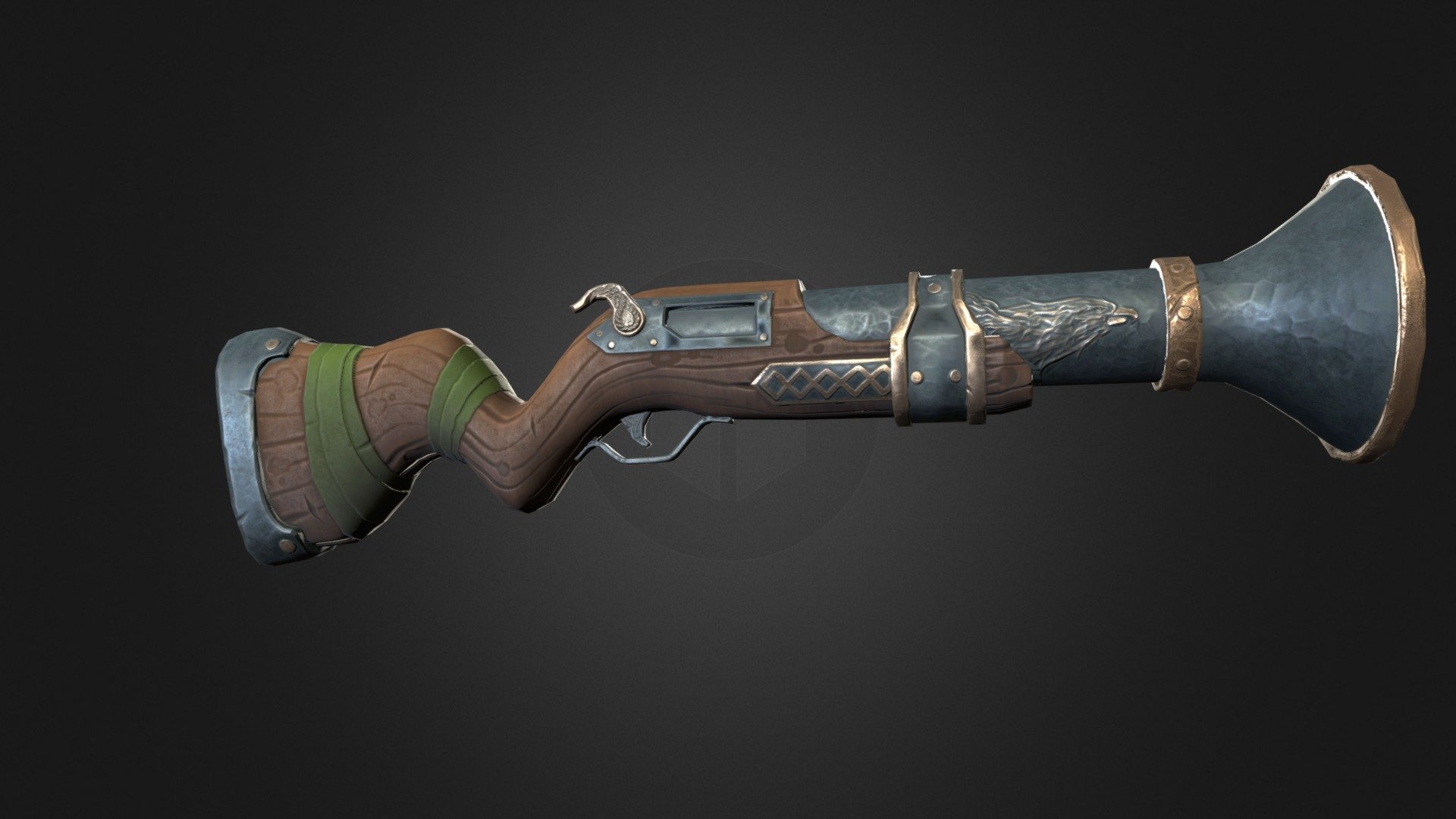 ArtStation - Blunderbuss with an Axe