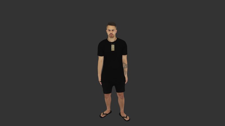 Māui Test Idle Vin 3D Model