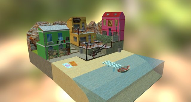 1Dae4_CinqueTerre 3D Model