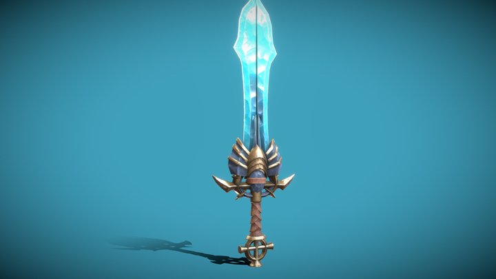 Fantasy Sword 3D Model