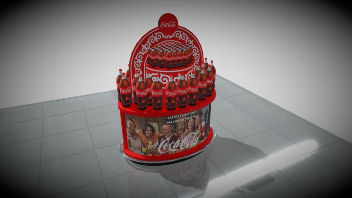 POSM | Display for Coca-Cola – Nauryz 2025 3D Model