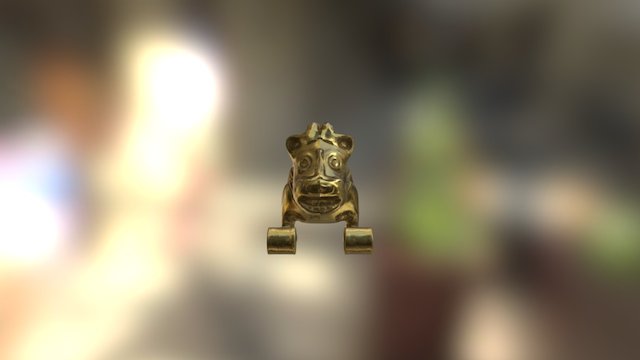 Cat Pendant, Uncharted 4 Treasure 3D Model