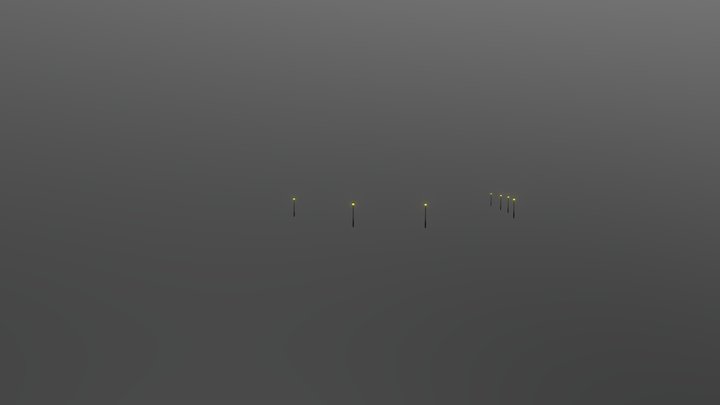 Street Lamp 3D Model