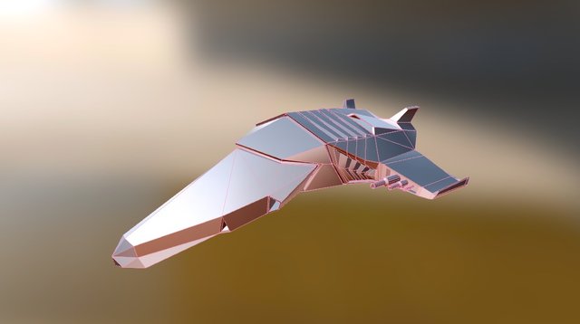 Heavy Fighter 3D Model