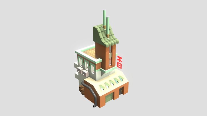 Saki House 3D Model
