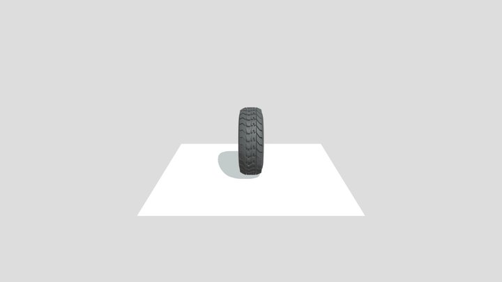 Heavy Duty Wheel/Armored Wheel 3D Model