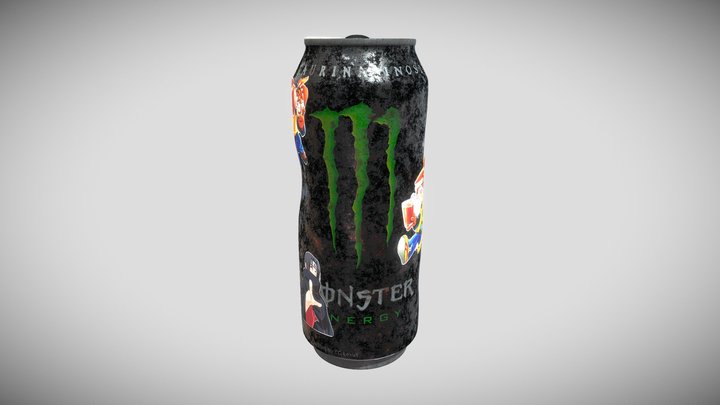 Soda Can - Monster Energy Drink 3D Model