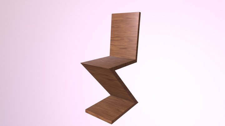 ZIG ZAG CHAIR 3D Model