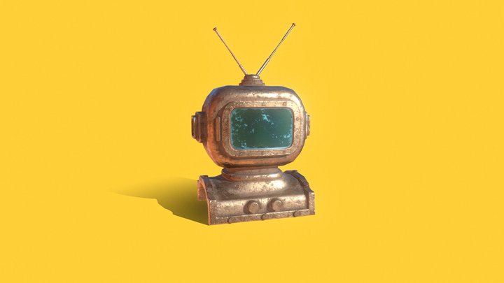 SpongeBob's TV 3D Model
