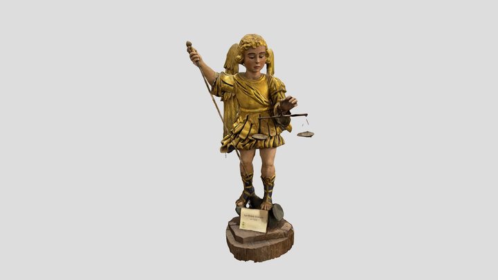 Statua San Michele Arcangelo, Tortorici (ME) 3D Model