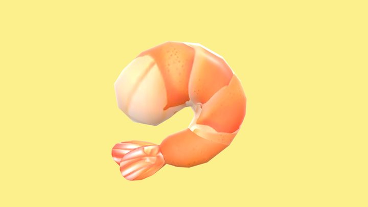 Shrimp 3D Model