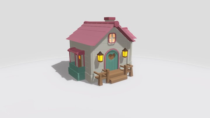 Cute Low Poly House