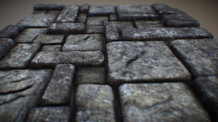 Temple_Stone_Floor 3D Model