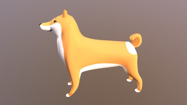 柴犬 3d Model By Shian0312 Ebb15a9 Sketchfab