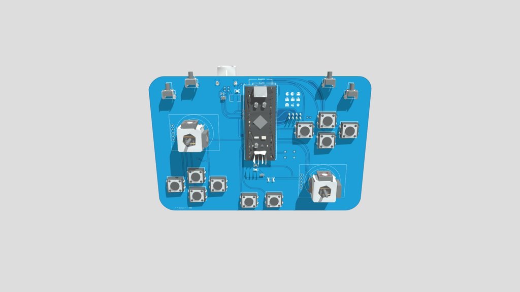3D_PCB_ Wired Stm32 Game Controller_2026-05-26