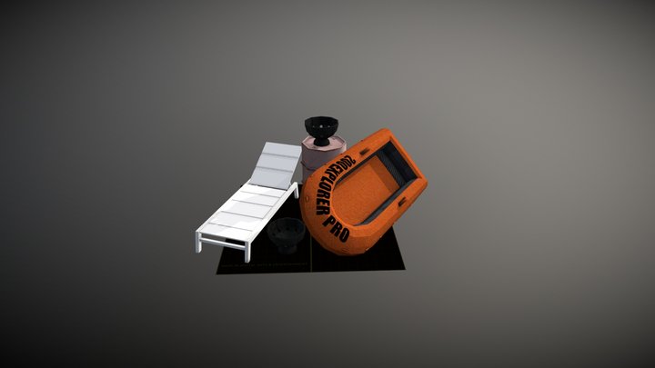 DAE 5 Finished props - By the ocean 3D Model