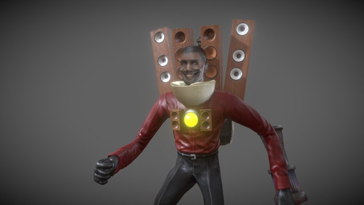 Mutated titan speakerman 32 – Gratis 3D-model STL