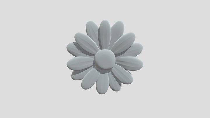 Sunny Daisy 3D Model