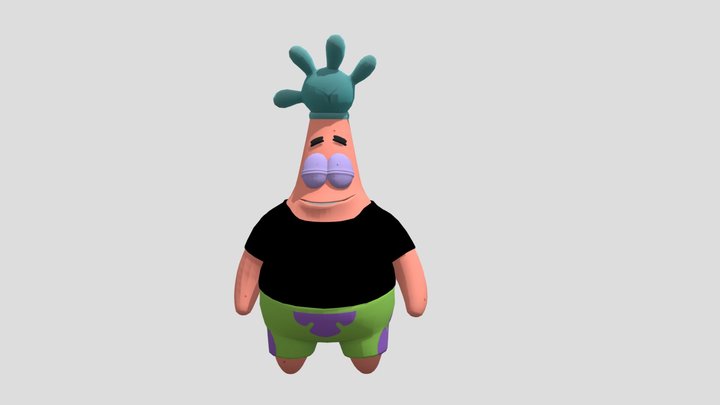 Spongebob Patrick Star The Game Patrick Glove 3D Model