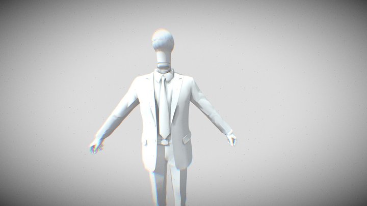 Microphone man 3D Model