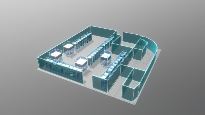 百联配电室 3D Model