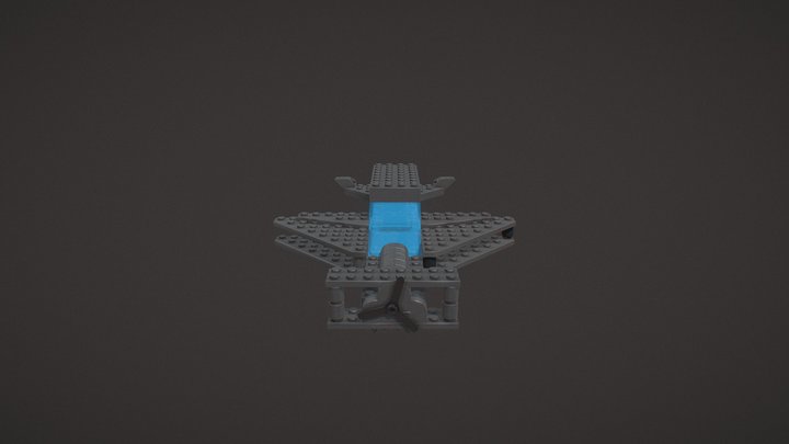 Lego Plane 3D Model