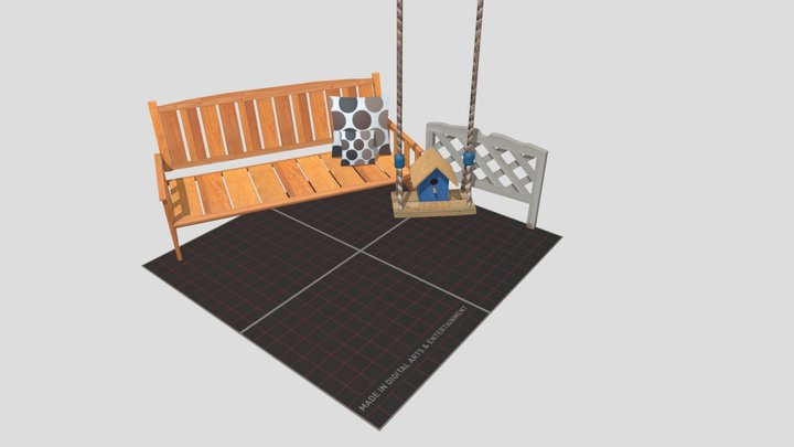 DAE 5 Finished Props - Grandma's House 3D Model