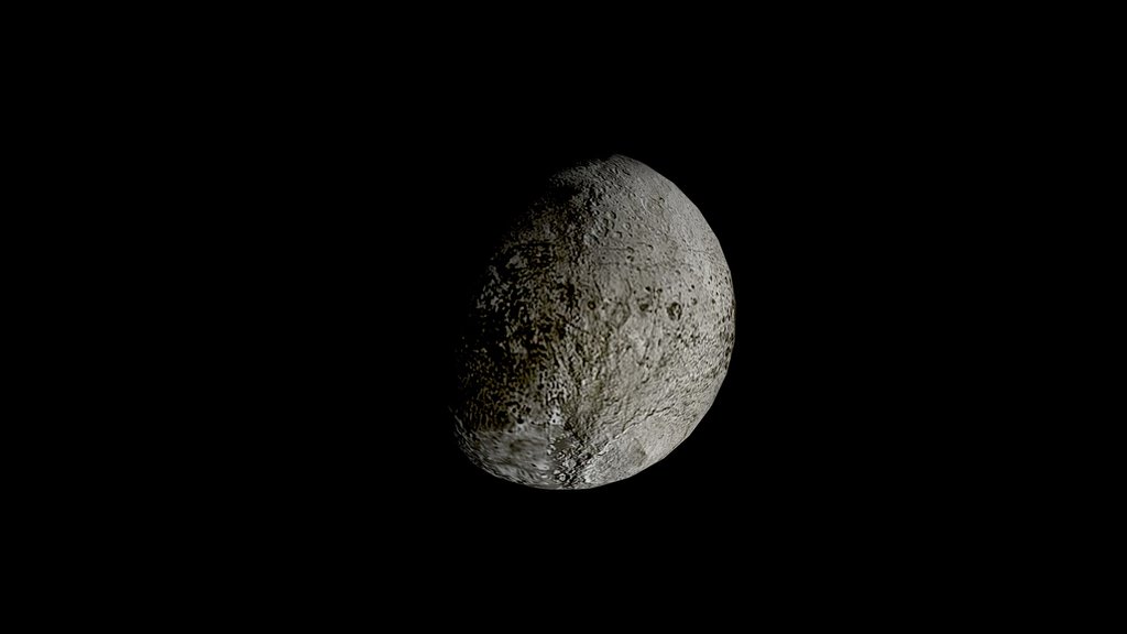 Lapetus - Saturns Moon 3D Model