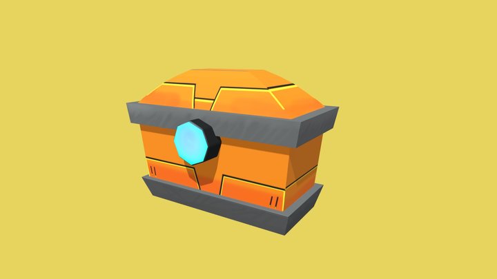 Baú futurista 3D Model