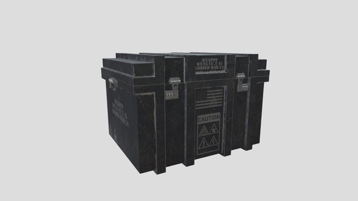 Weapon Crate 3D Model