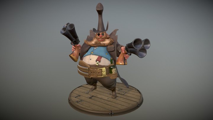 Gus McSlim 3D Model