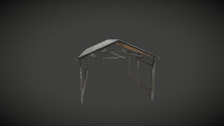 Army shelter prop 3D Model