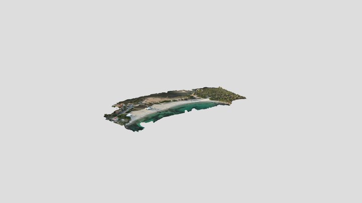 Spiaggia Bados Olbia 3D Model