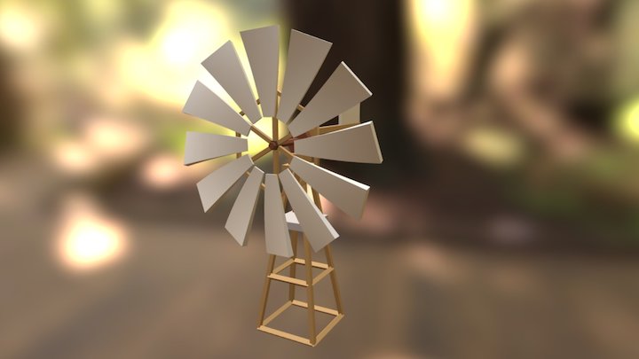 Windmill - 風車 3D Model
