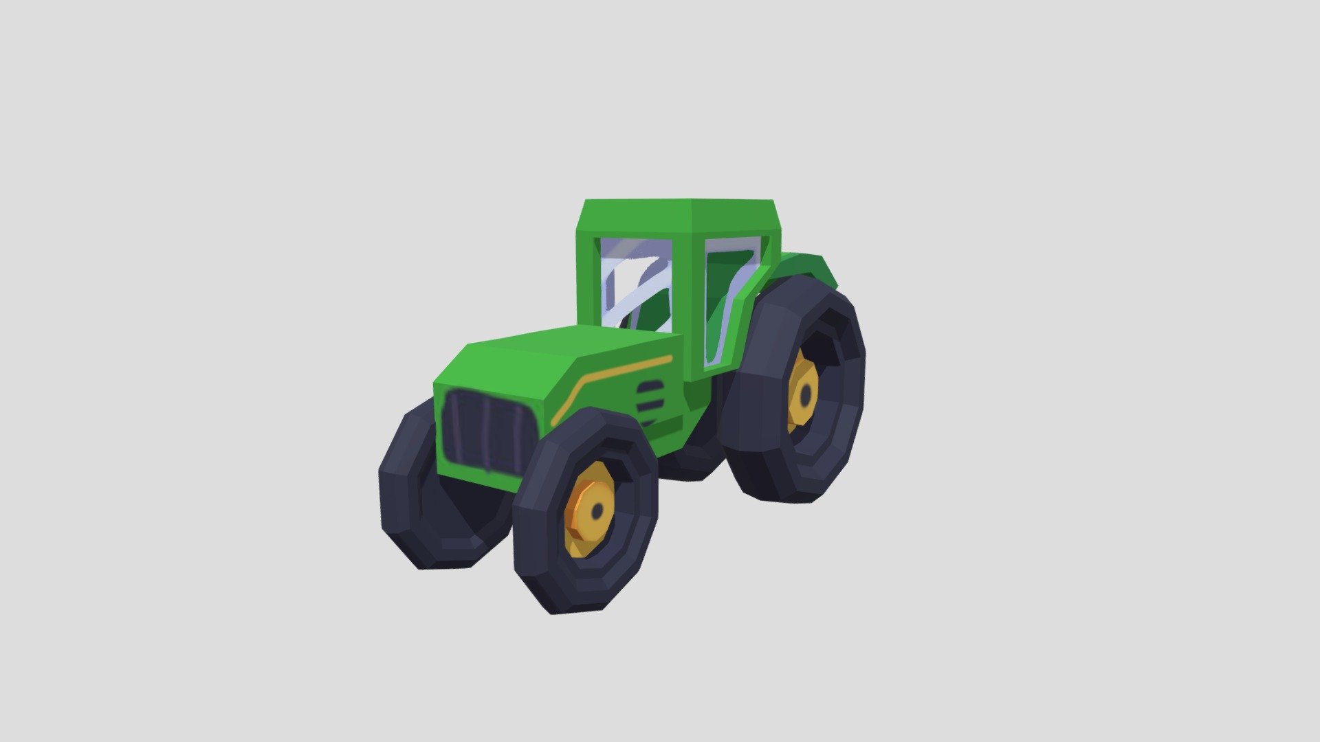 Tractor - Download Free 3D model by Lugu (@Lugu_GMD) [ebbec9c] - Sketchfab