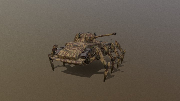 Crab Tank 3D Model