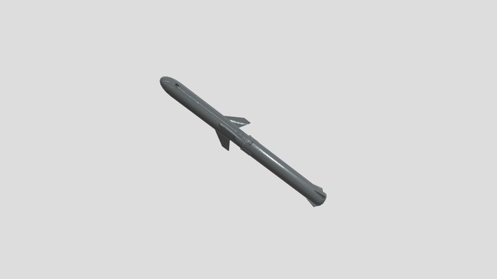 Old Rocket Prop 3D Model