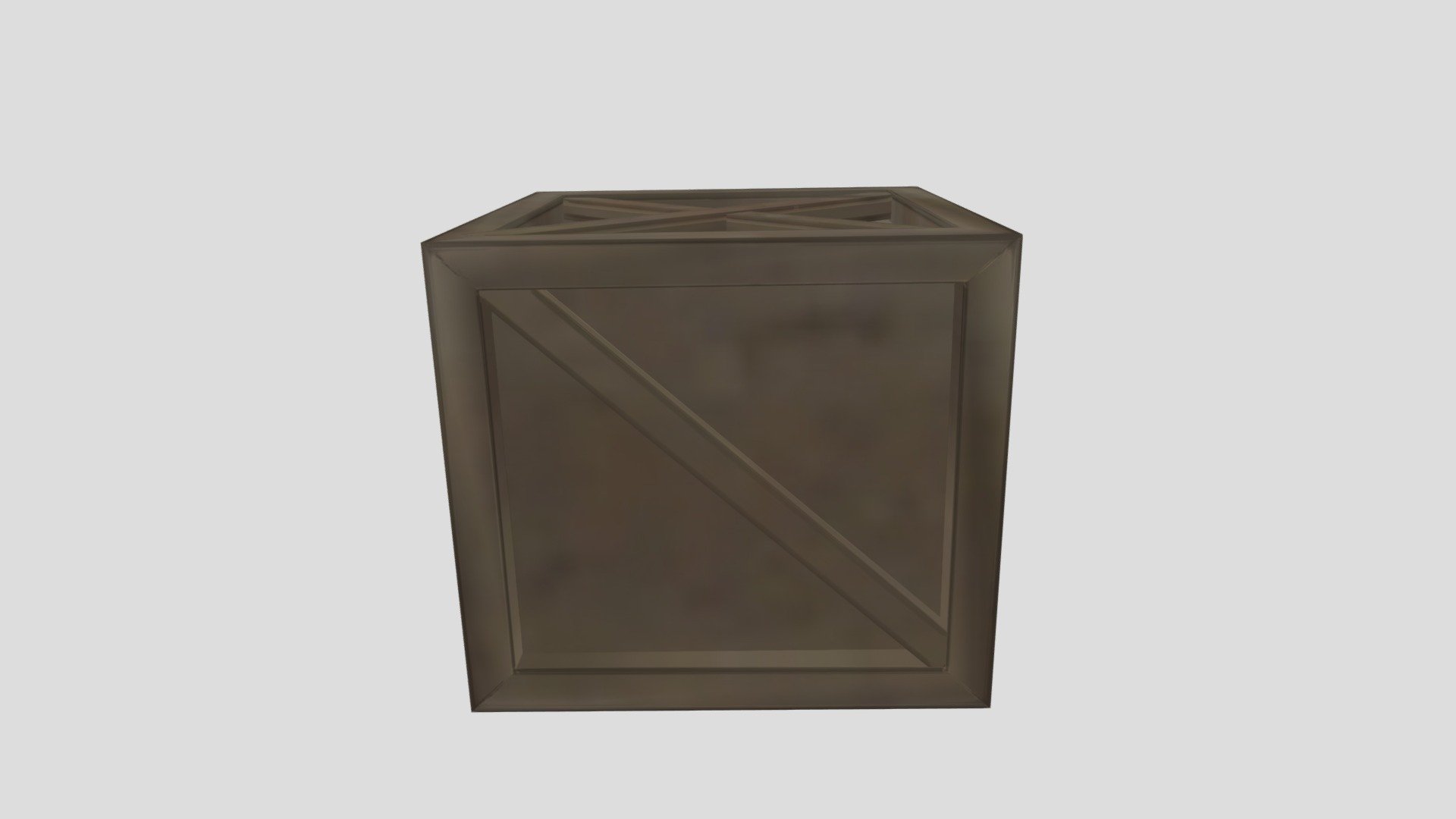 wooden crate 3D model by kevinkibet417 [ebc2733] Sketchfab