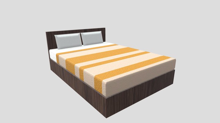 Modern Bed 3D Model