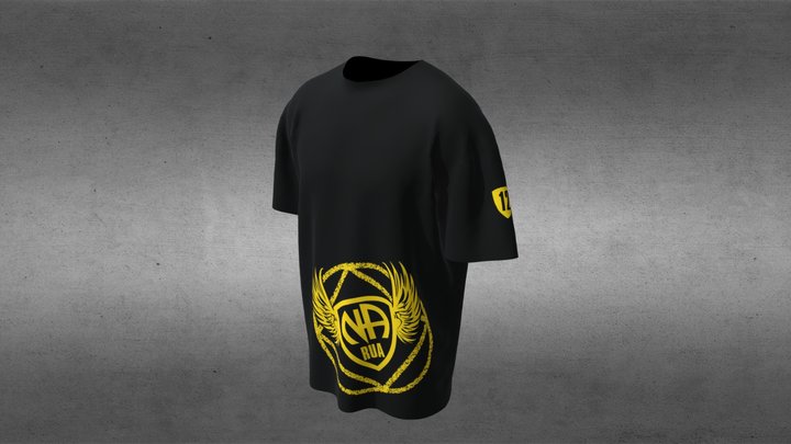 NARua -  Layout Camiseta NA Rua 3D Model