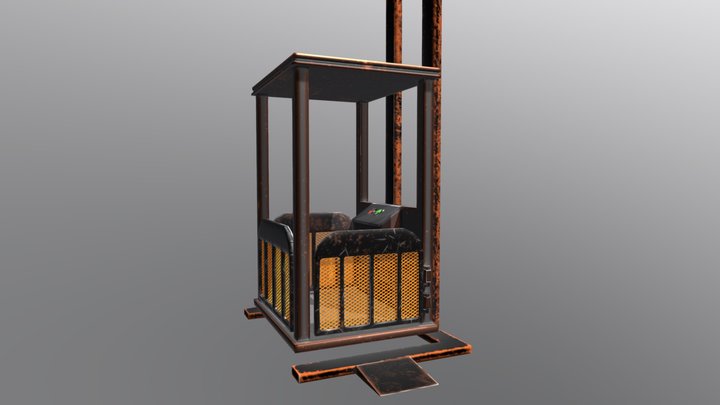 Service Elevator 3D Model