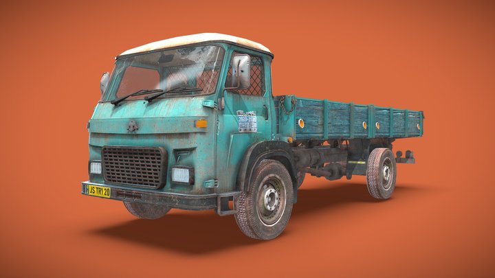 Gameready Truck 3D Model