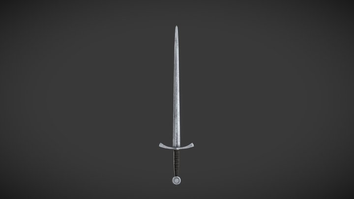 Classic sword 3D Model