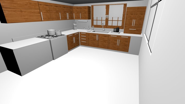 Kitchen ( Zoom in ) 3D Model
