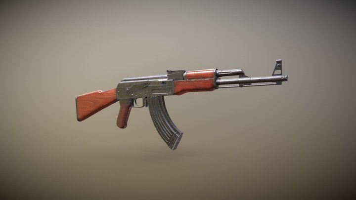 AK-47 3D Model