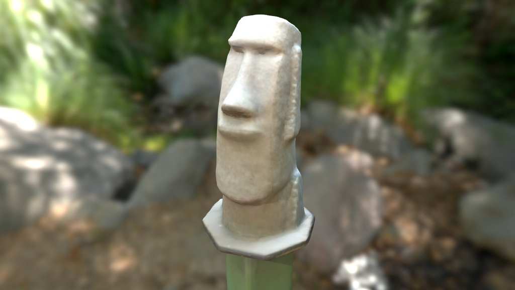 Moai sculpture - Tahiti Gil