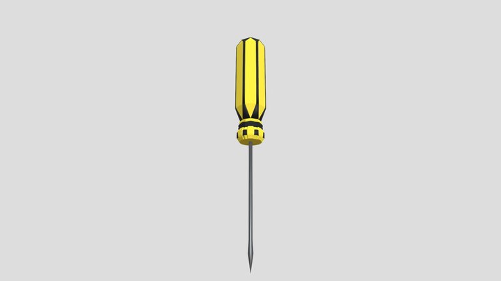 Screwdriver 3D Model