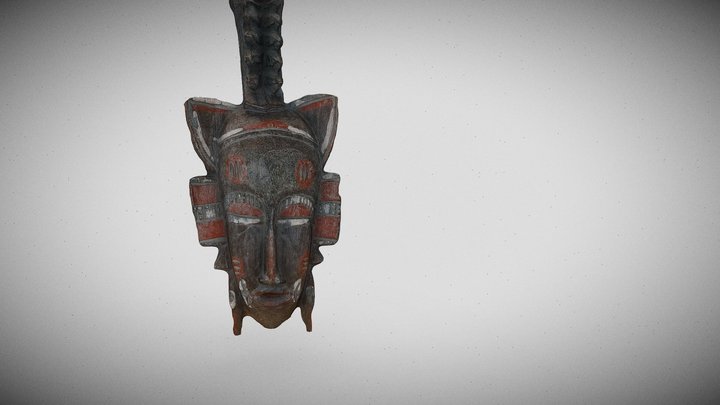 African Mask (other) (Ivory Coast) 3D Model